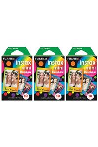 Fujifilm Instax Mini Rainbow 10x3 Film Seti