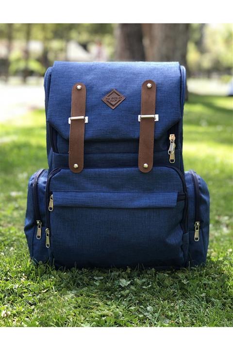 Minimal Maison Anne Bebek Bakım Sırt Çantası Mavi