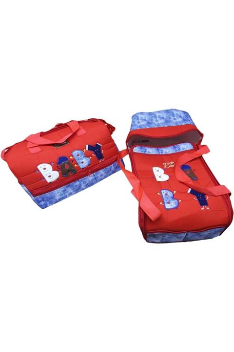 Cyf Baby Nakışlı Ikili Bebek Taşıma Seti