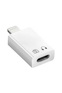 NewFace Apr11 Type-c To Apple Lightning Kulaklık - Şarj -usb Bellek Dönüştürücü