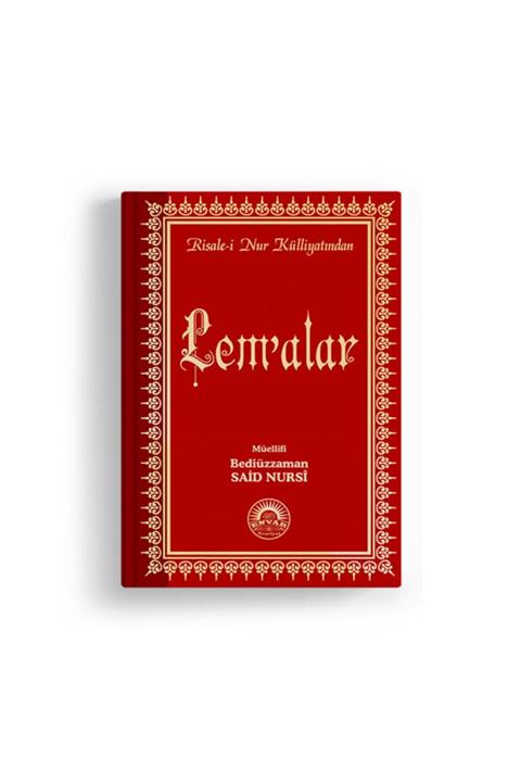 Envar Neşriyat Lem'alar - Büyük Boy - Sırtı Deri