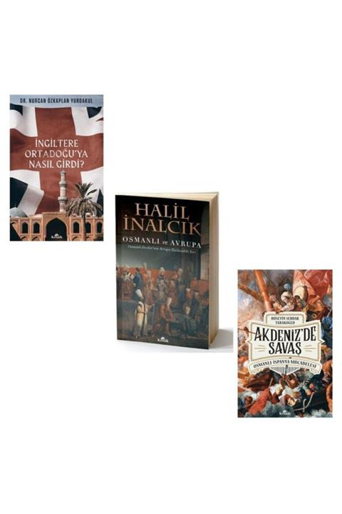 Kronik Yayınları Osmanlı Ve Avrupa 3 / Akdeniz'de Savaş / Ingiltere Ortadoğu'ya Nasıl Girdi  3 Kitap Set