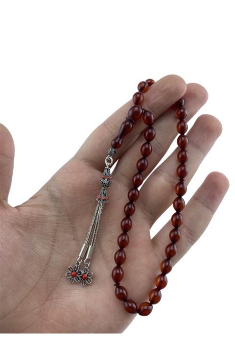 Kevser Antik Tesbih Traşlı Osmanlı Kehribar