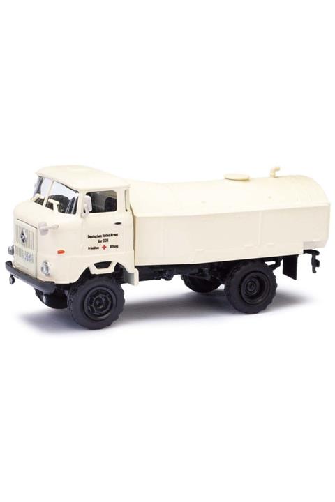 Busch Maket Model Kamyon Ifa W50 Mit Tank Drk 1/87 Ho (95243)