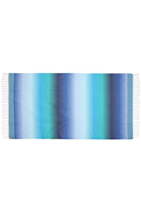 QATTAN Mavi Çok Renkli Peştemal