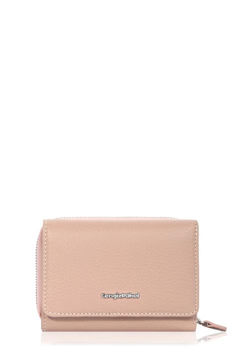 CENGİZ PAKEL Hakiki Deri Pudra Kadın Cüzdan 65175
