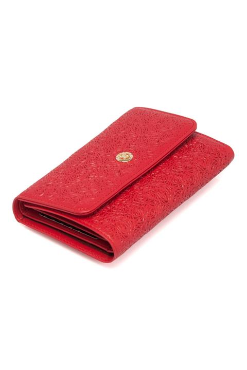 Tergan Kırmızı Deri Kadın Cüzdanı 05788d39