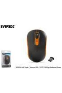 Everest Sm-804 Usb Siyah-turuncu 800-1200-1600dpi Kablosuz Mouse