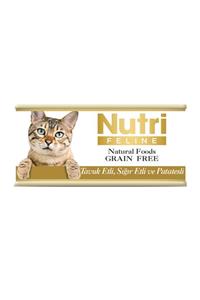 Nutri Feline Tavuk Sığıretli&Patatesli 85 gr Nutri Yaş Kedi Maması 12 Adet