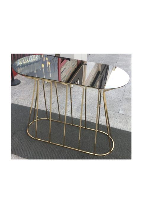 BENGİ TİCARET Bengi Cadde Dresuar Metal Transmisyon Gold Nikelanj Kırılmaz Temperli Cam Tabla