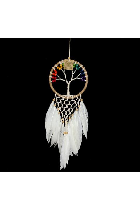 Hormiga 16x44 Cm Dantelli Hayat Ağacı Rüya Düş Kapanı Dreamcatcher