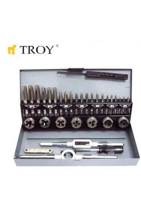 TROY 36000 Kılavuz Ve Pafta Seti 32 Parça M3-m12