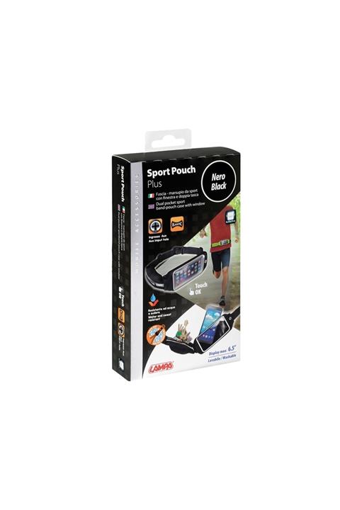 Lampa Plus İki Cepli Spor Bel Çantası Siyah P16160