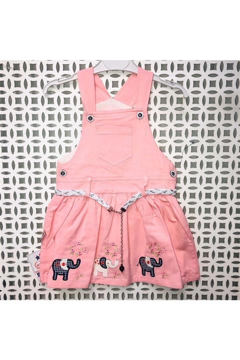 Mnk Baby&Kids Nakışlı Gabardin Kız Jile