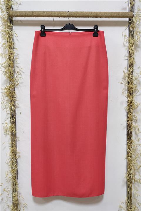 ModaGiyim Kadın Uzun Nar Çiçeği Uzun Tesettur Etek