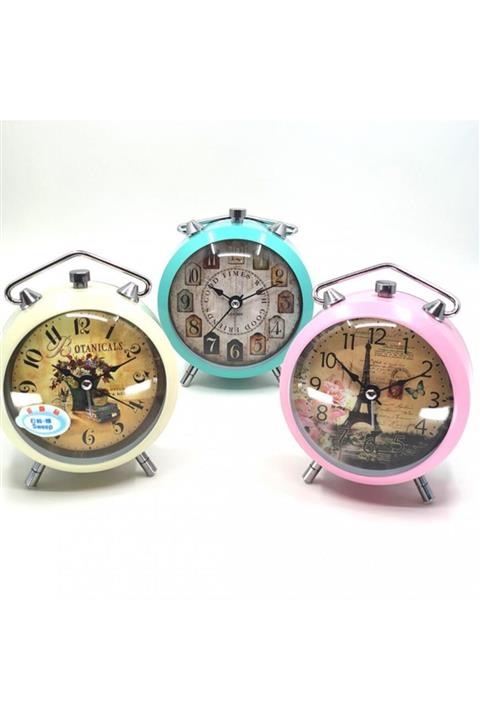 Hediye Kesesi Nostaljik Dekoratif Masa Saati