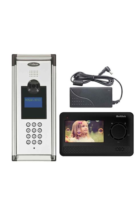 Multitek 10 Daire Mb-10 Görüntülü Diafon Siyah