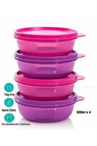 Tupperware Şeker Kaplar Dörtlü Set