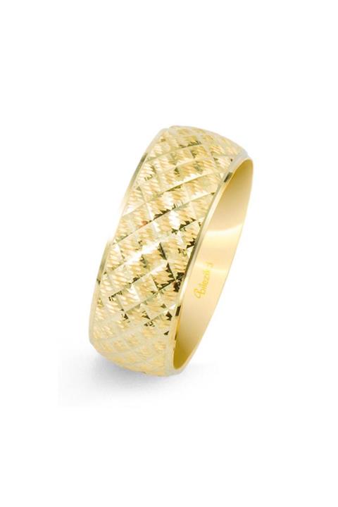 Bilezikci Baklava 14 Ayar Altın Alyans Yüzük