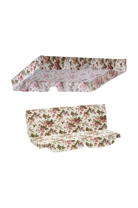 CMKStore Salıncak Minder Seti 2 Kişilik Tenteli Salıncak Minder Seti