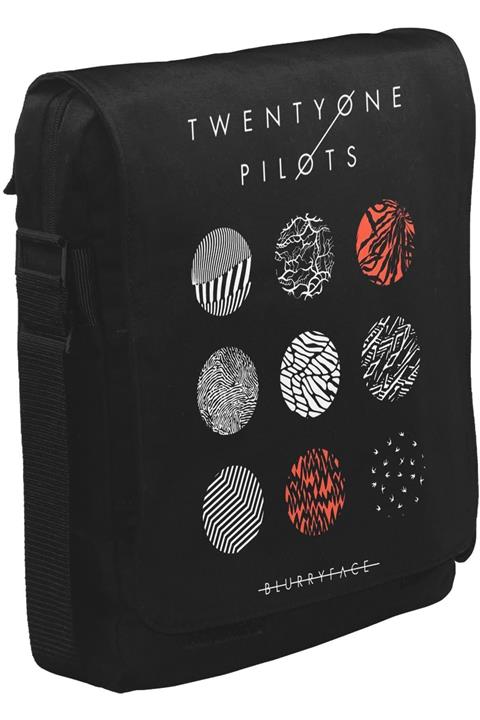 Lord TShirt Twenty One Pilots - Blurryface Unisex Siyah Postacı Çanta