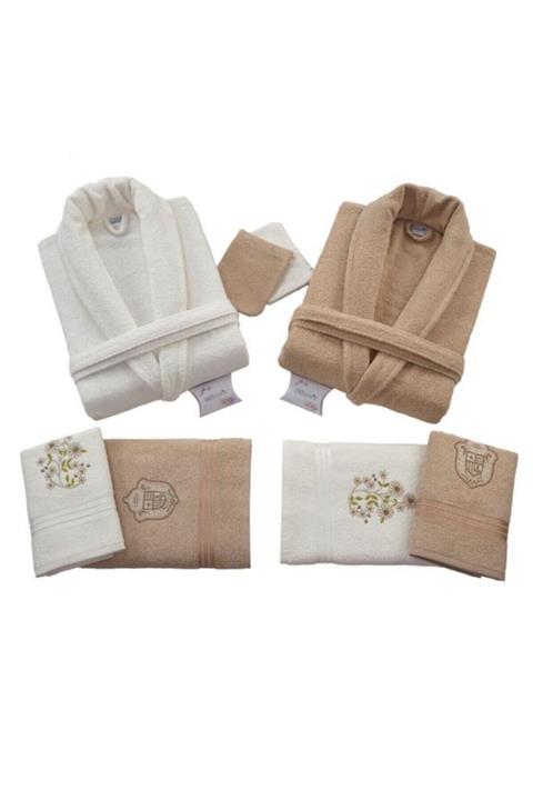 Nurpak Biflores Aile Bornoz Seti - 10 Parça