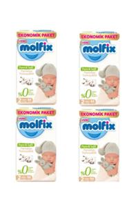 Molfix 4 Paket Pure & Soft 2 Numara Mini 176'lı Bebek Bezi