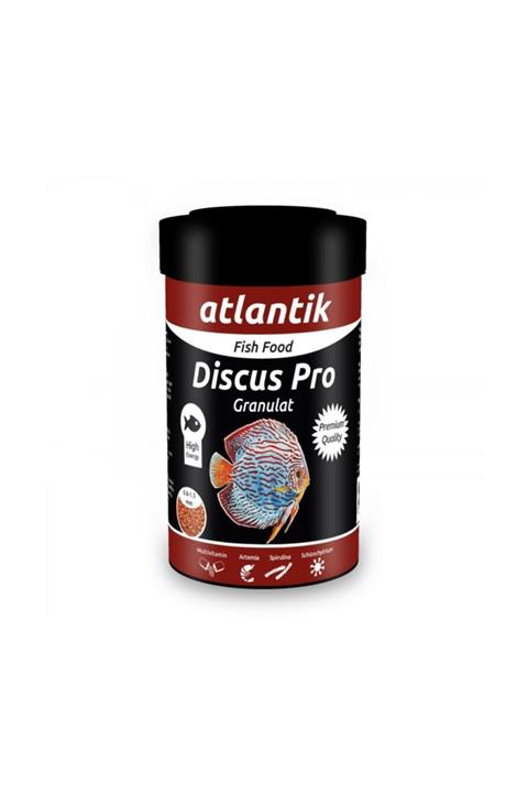 ATLANTİK Discus Pro Granulat Yüksek Proteinli Balık Yemi 250 ml
