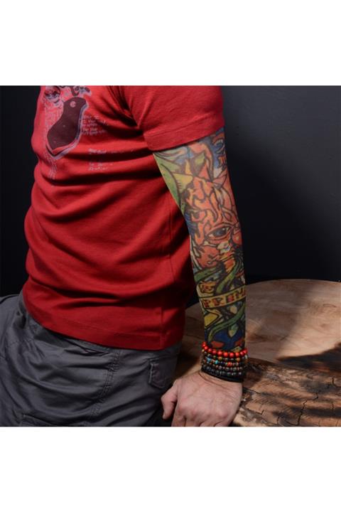 Tedz Collection Unisex Red Dragon Giyilebilir Dövme