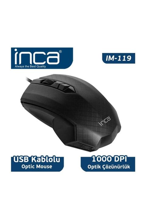 Inca Im-119 Usb Siyah Optik Mouse