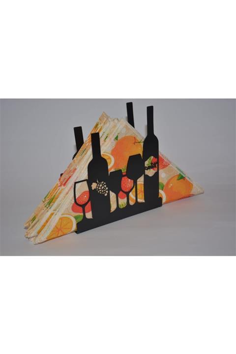 DECO Şişe Figürlü Metal Peçetelik