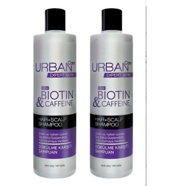 Urban Care Saç Kökü Güçlendirici Hızlı Uzamaya Yardımcı Şampuan Biotin Ve Kafein 2 Adet