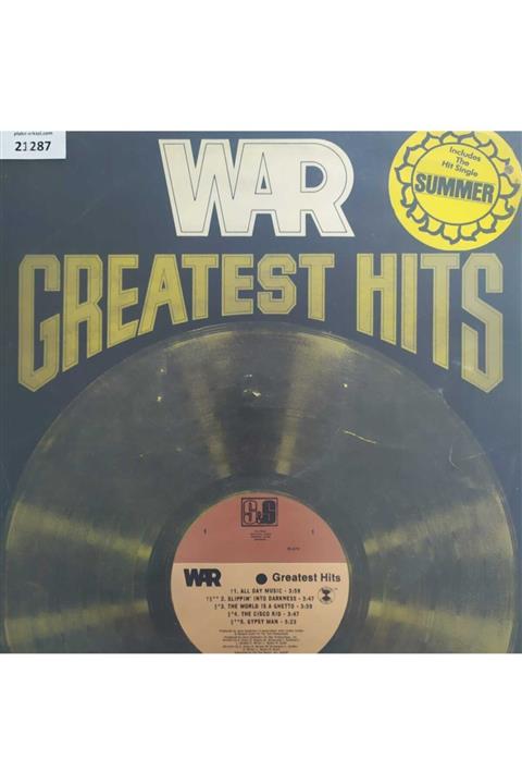 Plak Merkezi War - Greatest Hıts Yerli Baskı - Dönem Baskı Yabancı Longplay