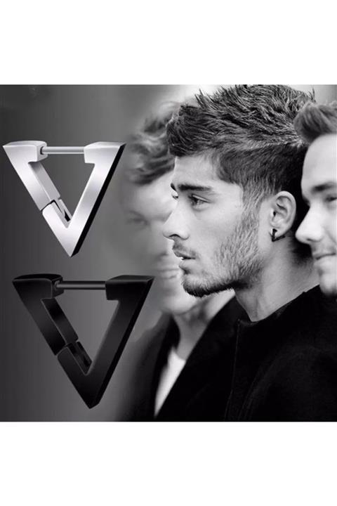 Köstebek Punk Rock Üçgen Küpe