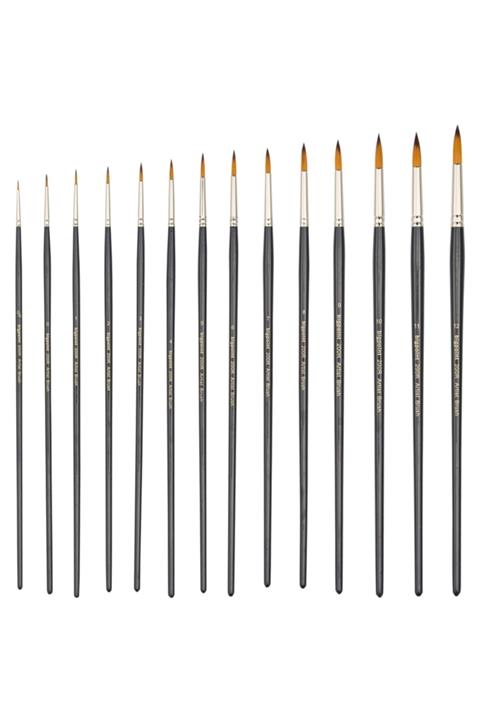 Bigpoint 200r Serisi Sentetik Kıl Yuvarlak Fırça No: 0/2 12'li Kutu