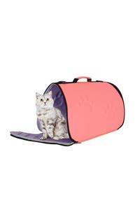 eBavul Katlanabilir Kedi Taşıma Çantası Kdkp19019 Fuşya