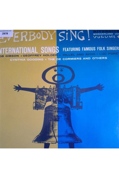 Plak Merkezi Internatıonal Songs - Everbody Sıng (albümde Türkiye De Yer Alıyor) Made In Usa - Dönem Baskı