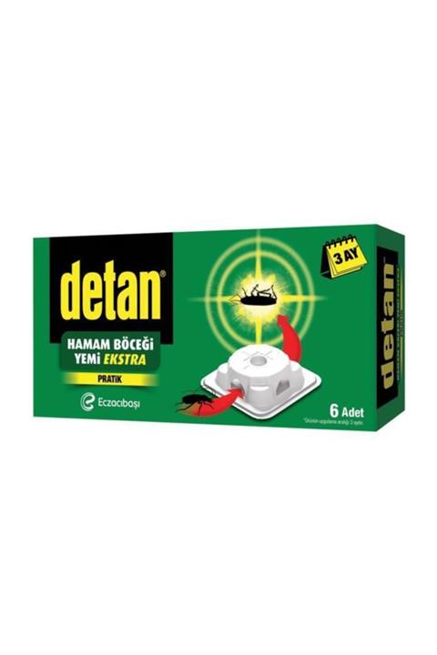 Detan Hamam Böceği Yemi Ekstra 6'lı