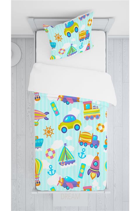 Consept Home Consepthome Hm-b169 Oyuncak Temalı Sadece Yatak Örtüsü 140x220