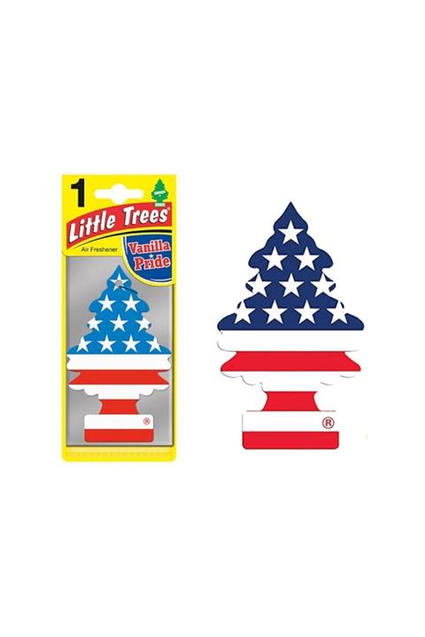 Car Freshner Oto Koku Little Trees Amerikan Bayrağı Vanilla Pride