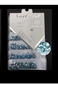 Venalisa 1080 Parça 6 Farklı Boy Ocean Renk Nail Art Tırnak Taş