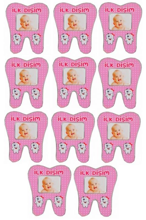 Happyland Diş Şeklinde Foto Magnet  Mıknatıslı Ve Ayakta Durabilir Özellikte 8x10 Cm 11 Adet