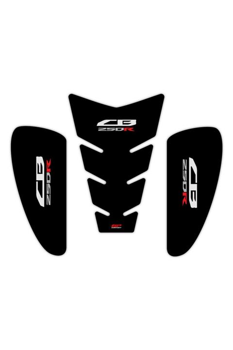 GP KOMPOZİT Honda Cb 250 R 2017-2020 Uyumlu Tank Pad Seti Siyah