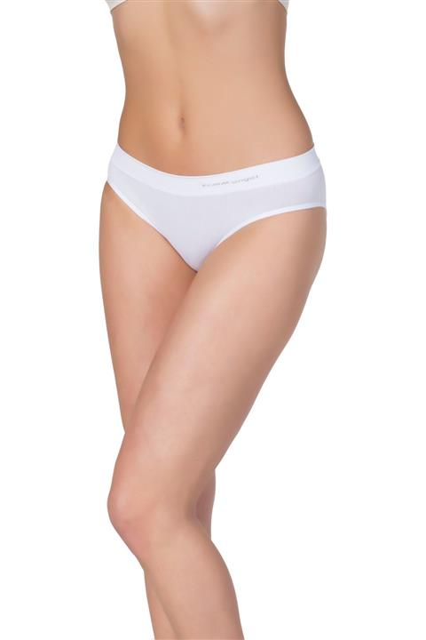 LİNGERY HOUSE Kadın Beyaz Dikişsiz Lazer Kesim  Slip