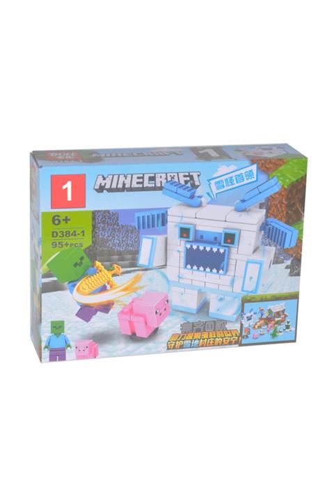 elife Es384-1 Lego Yapı Oyuncak Seti Minecraft My World Serisi 95 Parça