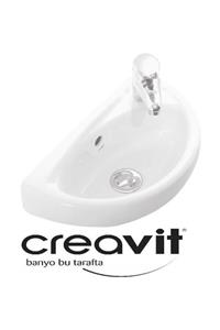 Creavit Oval Lavabo 23X39 Cm Beyaz DELİKLİ 23*39 TP040