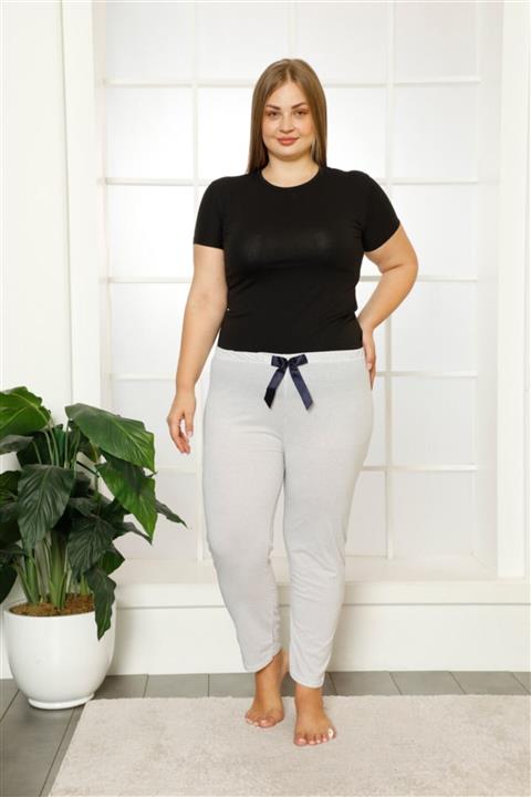 Akbeniz Kadın Pamuklu Büyük Beden Alt Pijama 27348