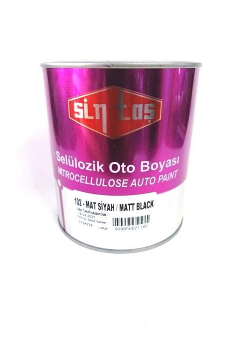 Sintaş Mat Siyah Selülozik Boya 0,750l