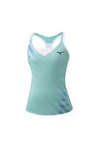 MIZUNO Printed Tank Kadın T-shirt Su Yeşili