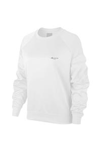 POSEIDONSTORM Büyük Beden Kadın Beyaz Günlük Sporcu Sweatshirt 3xl-9xl M1